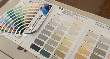 お色決め　着工日