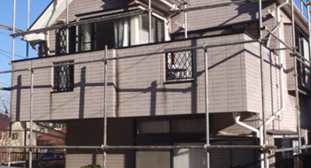 作業開始・足場組み